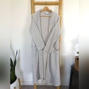 Coyuchi Unisex Waffle Organic Cotton Robe Size S/M